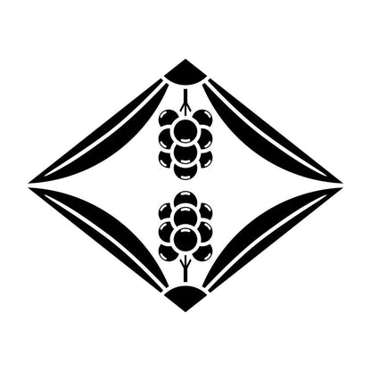 向かい南天菱紋