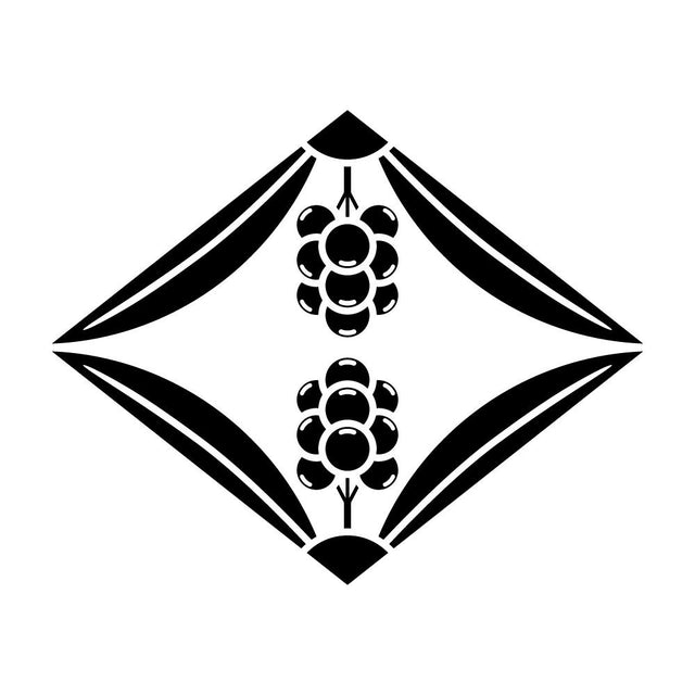 向かい南天菱紋