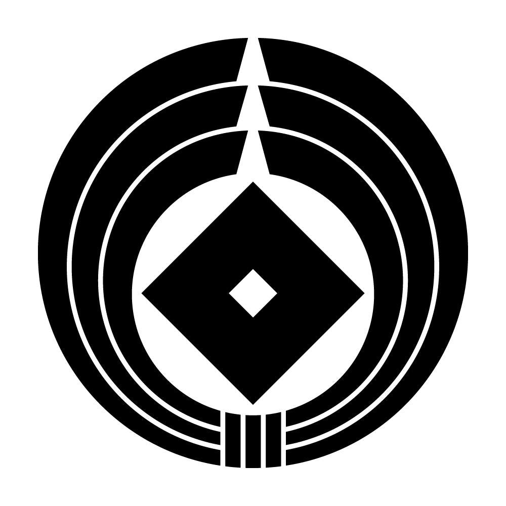 熨斗輪に釘抜き紋