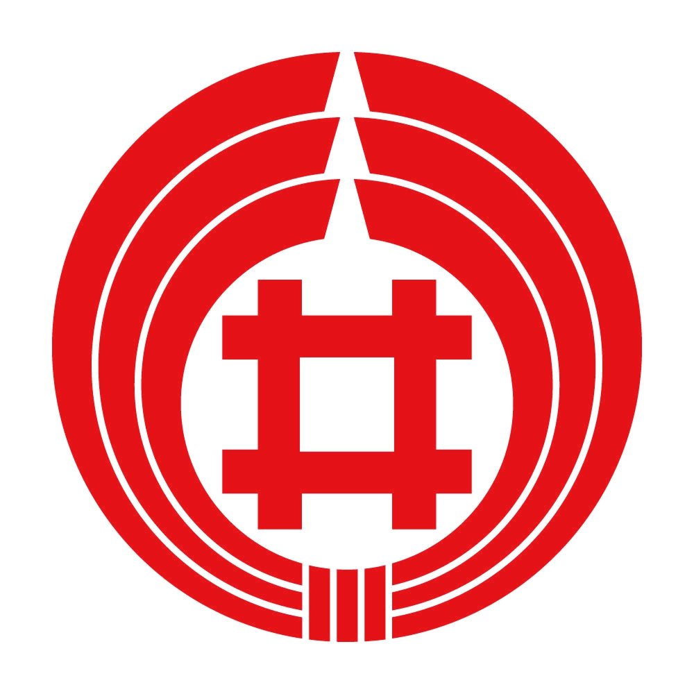 熨斗輪に三つ井筒紋 8
