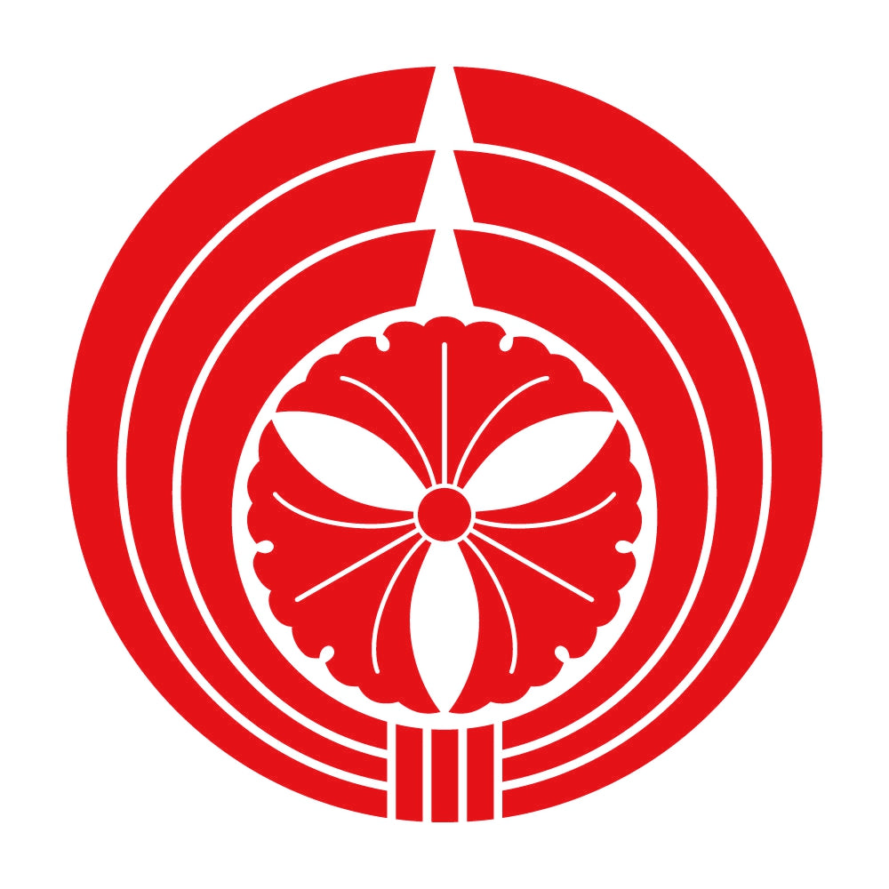 熨斗輪に三つ銀杏紋 8
