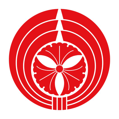 熨斗輪に三つ銀杏紋 8