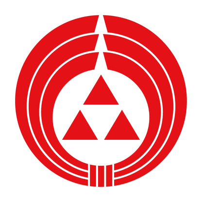 熨斗輪に三つ鱗紋 8