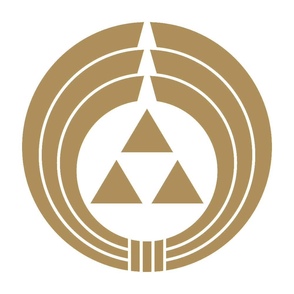 熨斗輪に三つ鱗紋 9