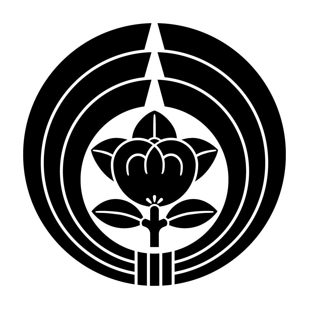 熨斗輪に橘紋