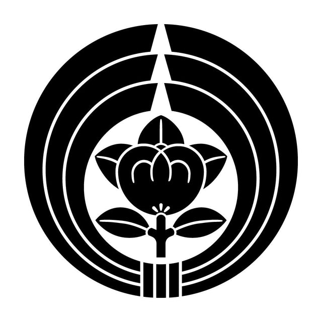 熨斗輪に橘紋