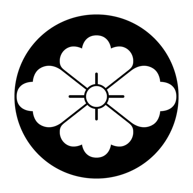 石持ち地抜き花菱紋
