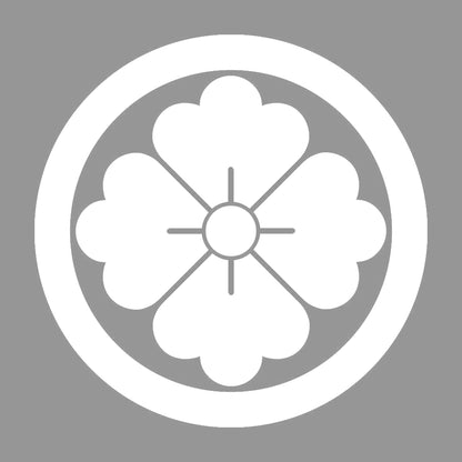 丸に四方花菱紋 7