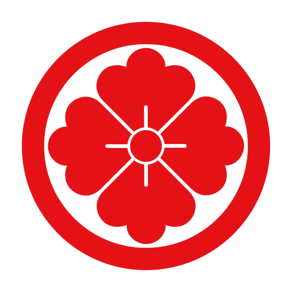 丸に四方花菱紋 8