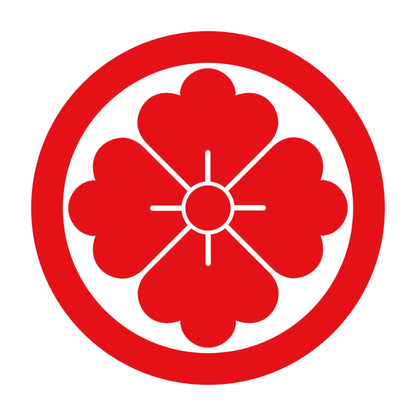 丸に四方花菱紋 8
