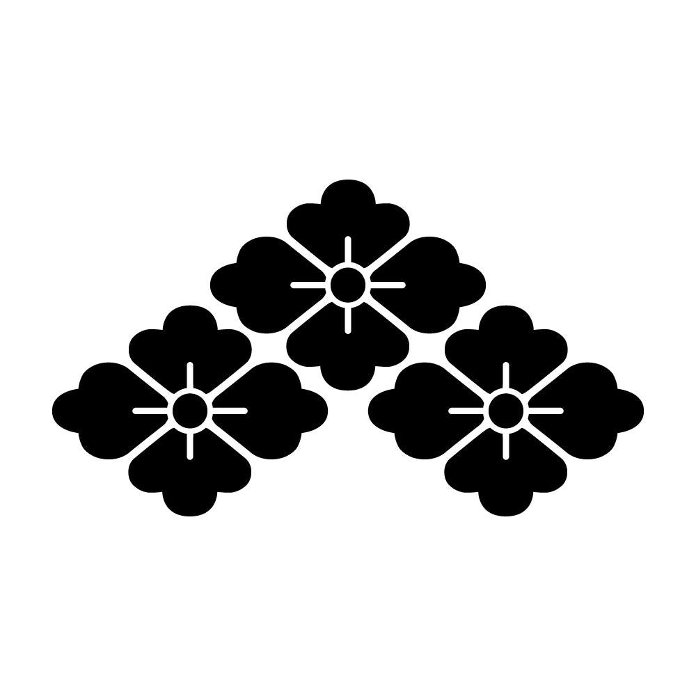 三つ盛り花菱紋