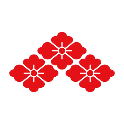 三つ盛り花菱紋 8