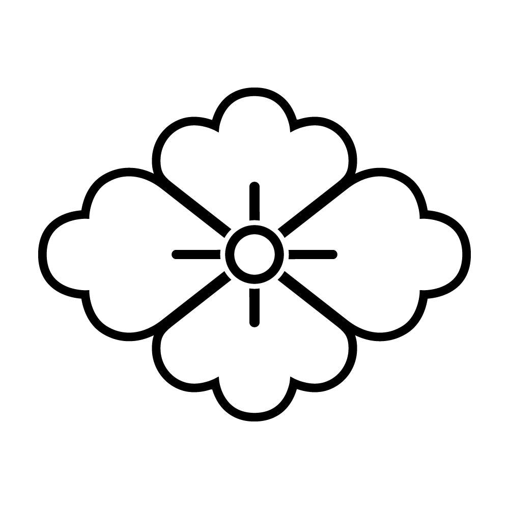 総陰の花菱紋