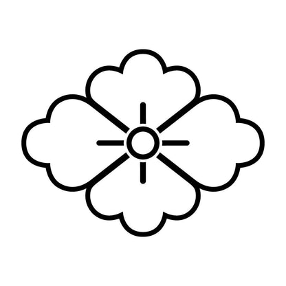 総陰の花菱紋