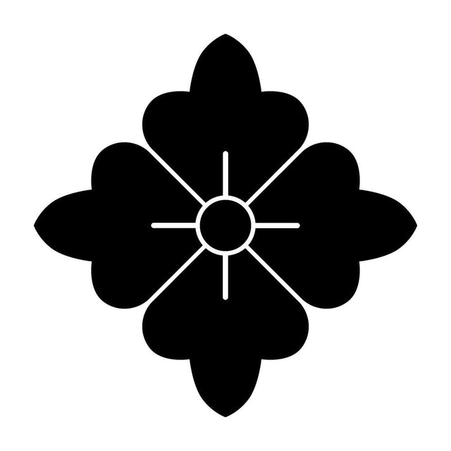 隅立て花角紋