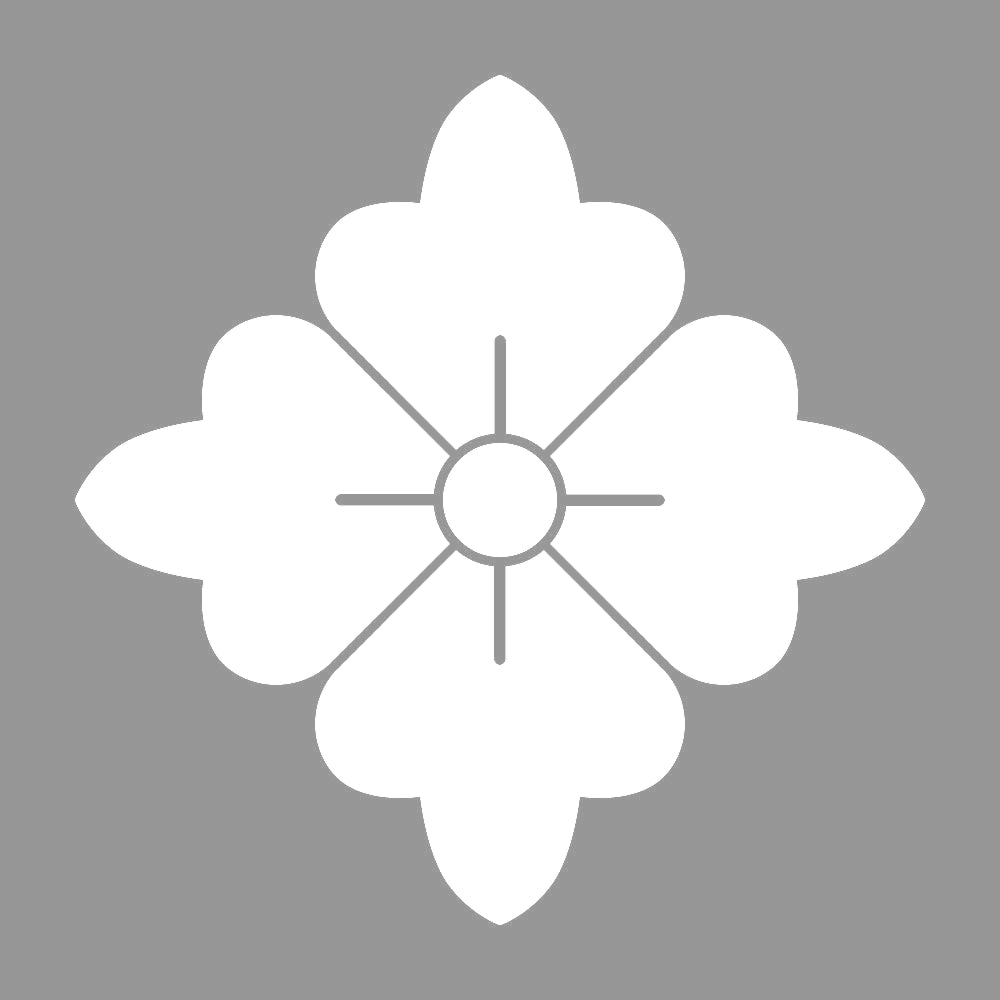 隅立て花角紋 7
