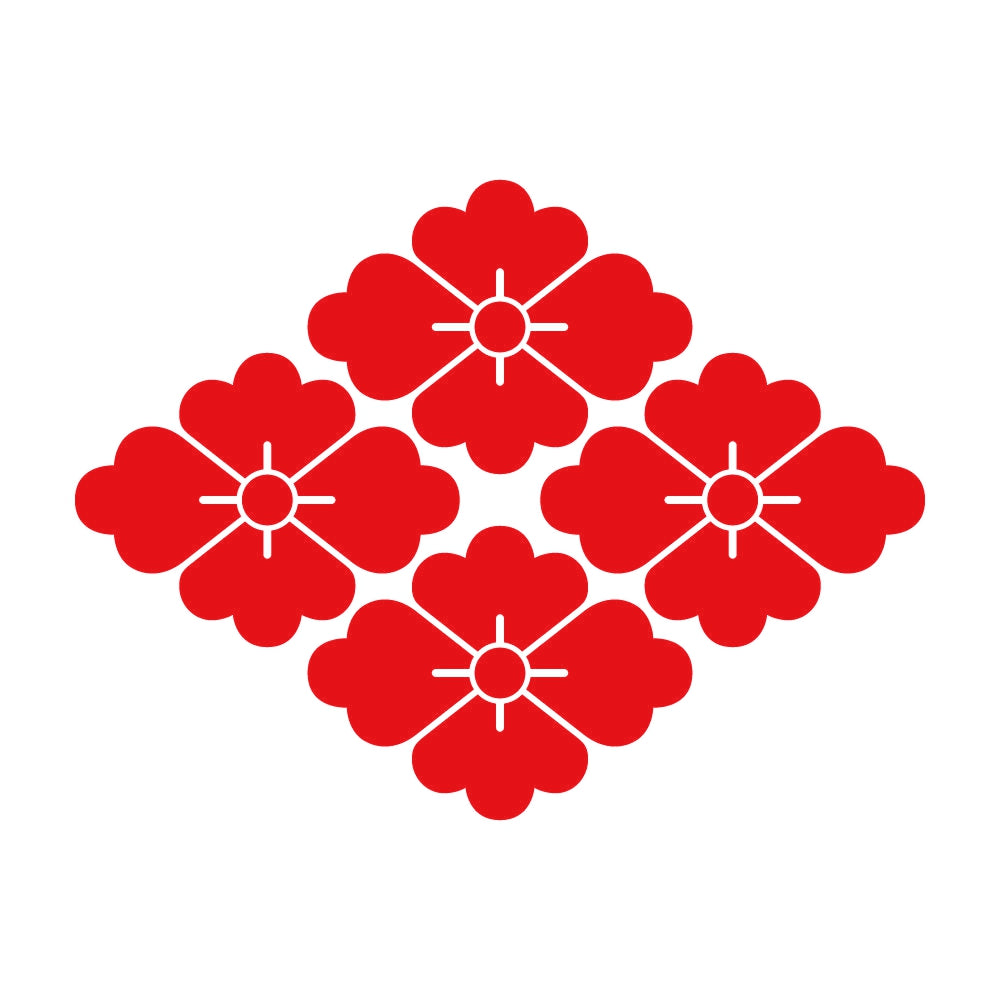四つ花菱紋 8