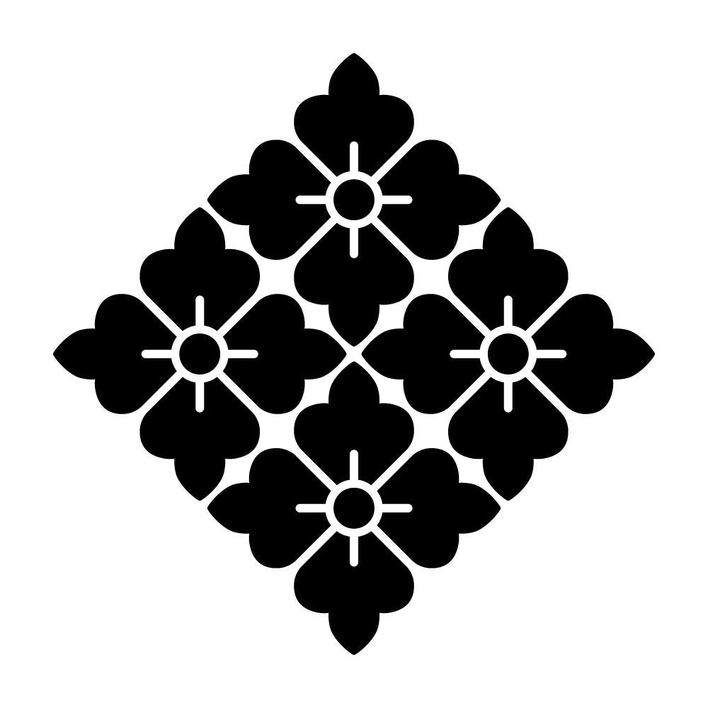 四つ花角紋