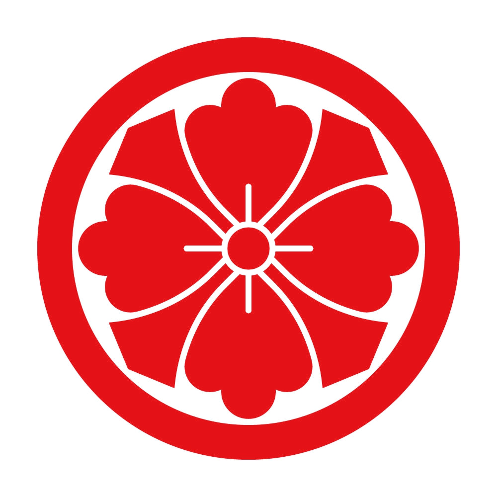 丸に四方剣花菱紋 8