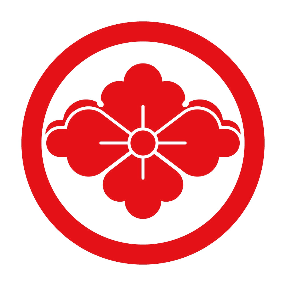丸に雪持ち花菱紋 8