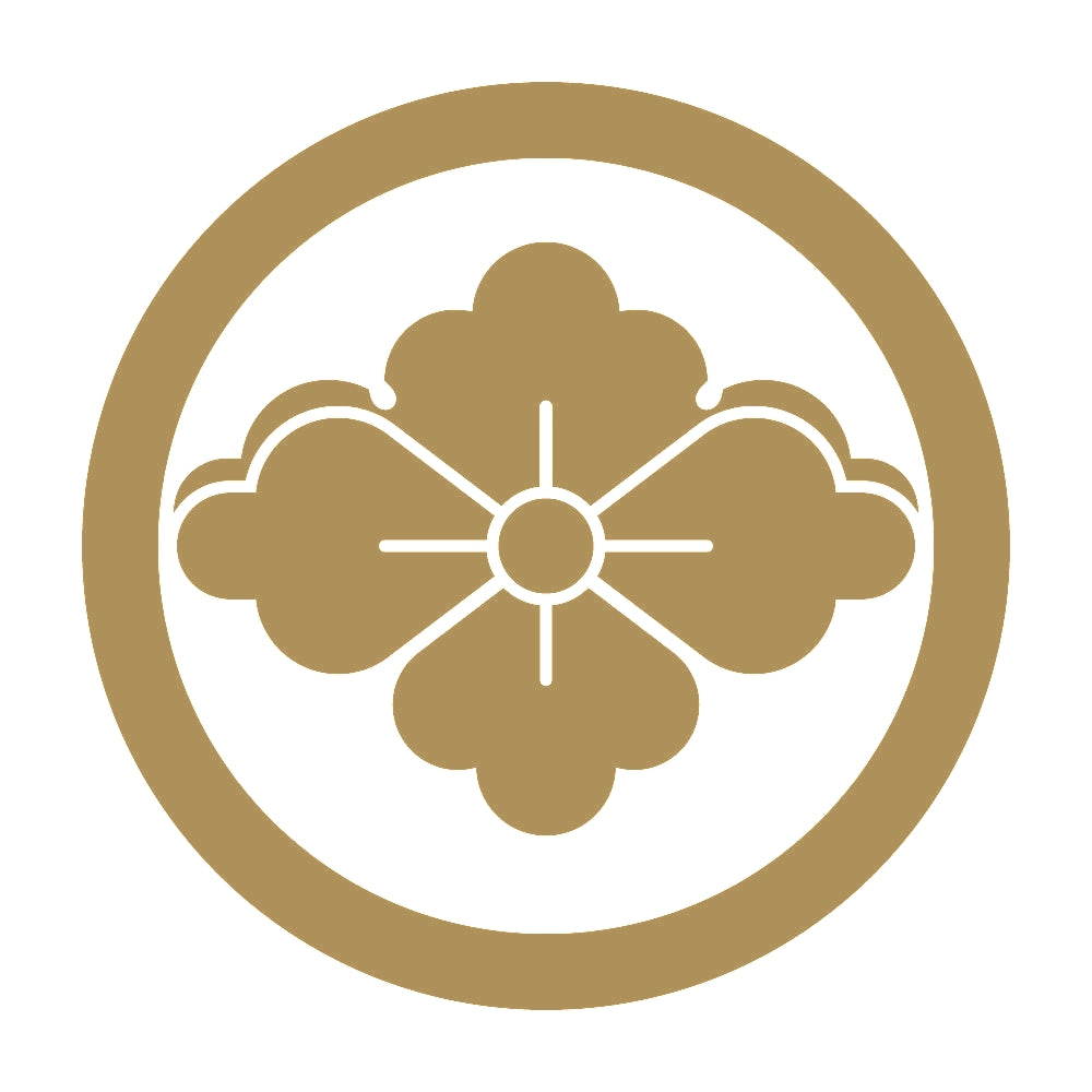丸に雪持ち花菱紋 9