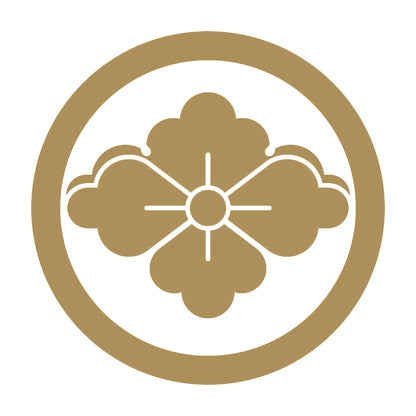 丸に雪持ち花菱紋 9