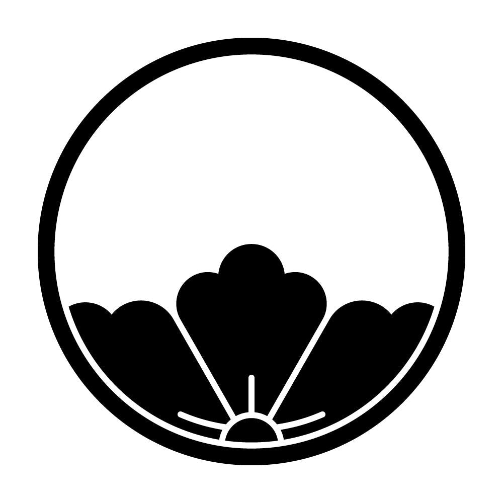 糸輪に覗き花菱紋