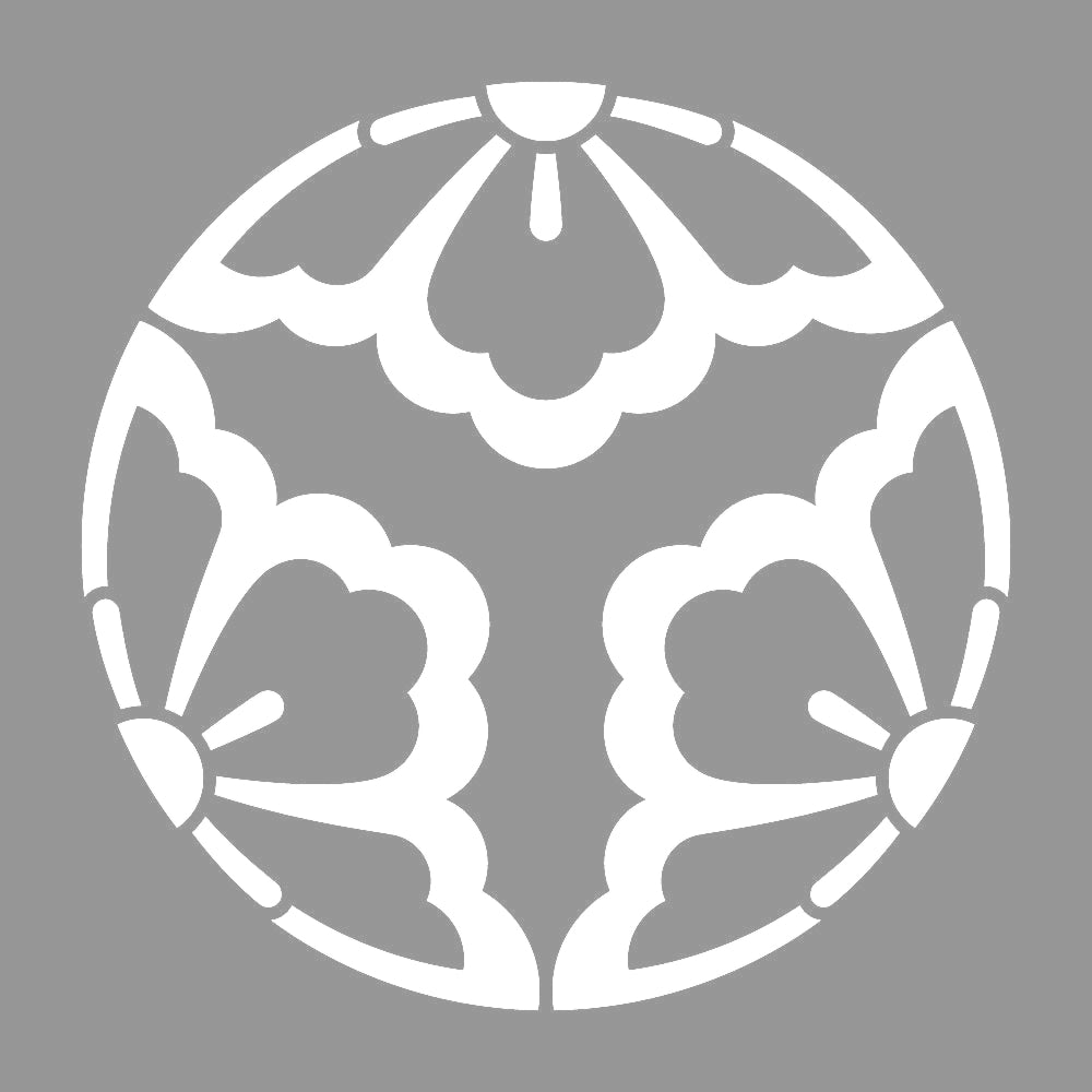 中陰の三つ割り花菱紋 7