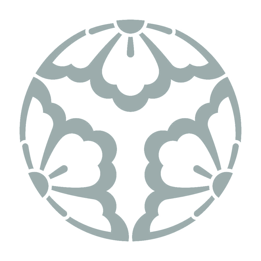 中陰の三つ割り花菱紋 10