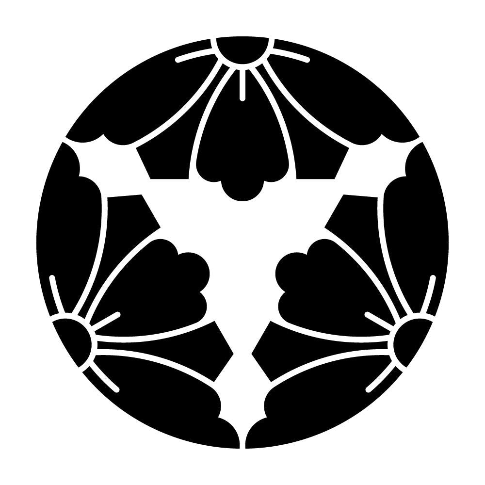 三つ割り剣花菱紋