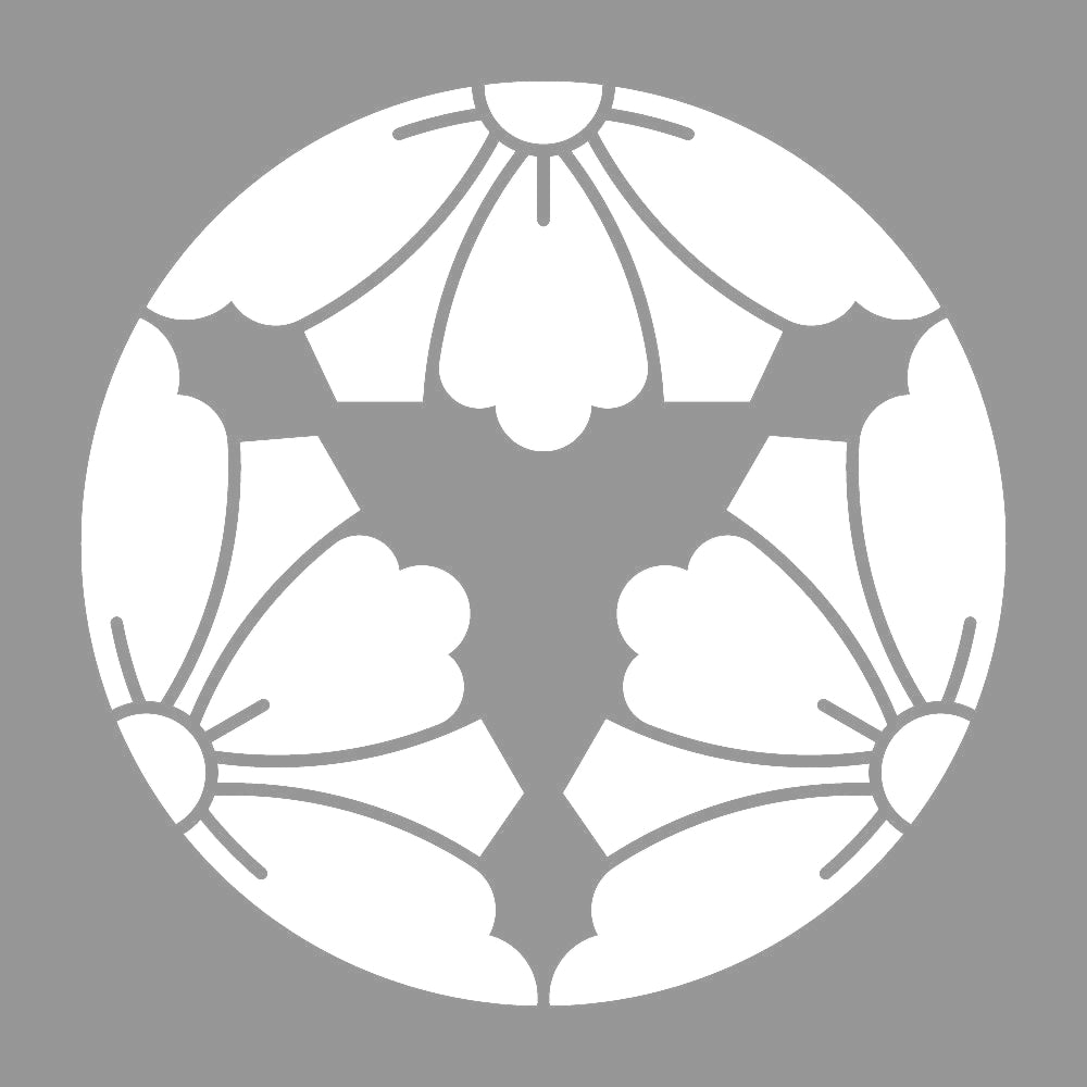 三つ割り剣花菱紋 7