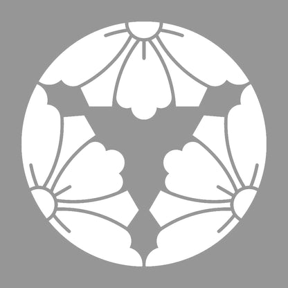三つ割り剣花菱紋 7