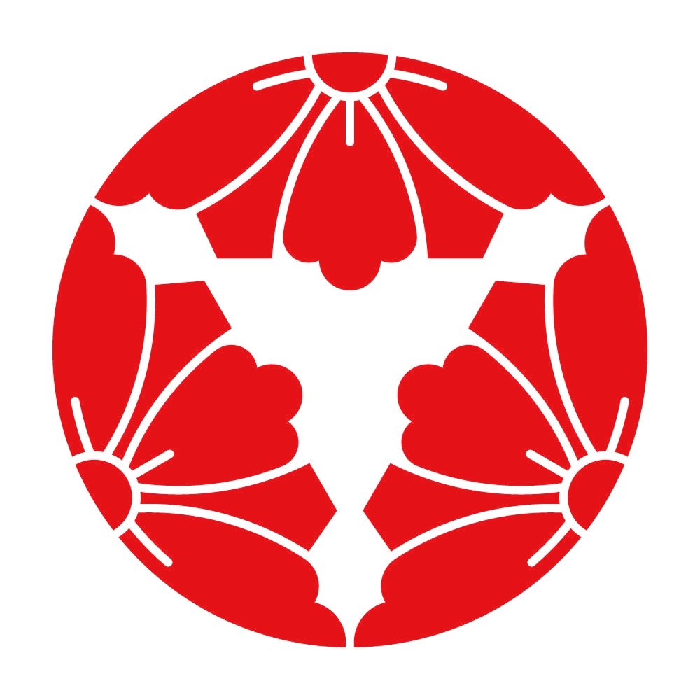 三つ割り剣花菱紋 8