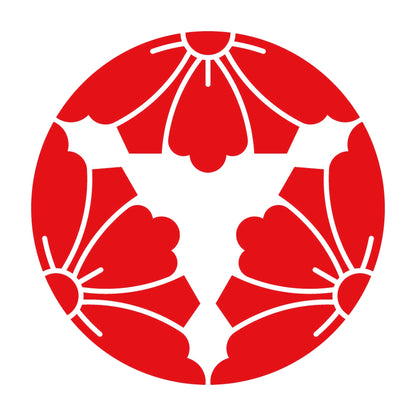 三つ割り剣花菱紋 8