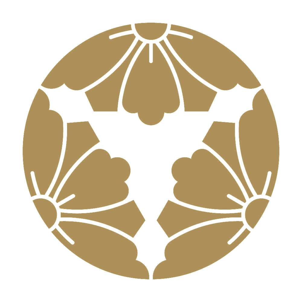 三つ割り剣花菱紋 9