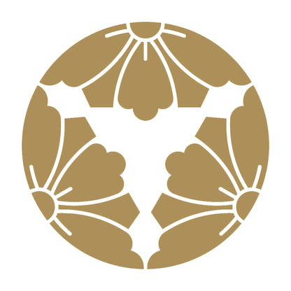 三つ割り剣花菱紋 9