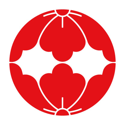 割り花菱紋 8