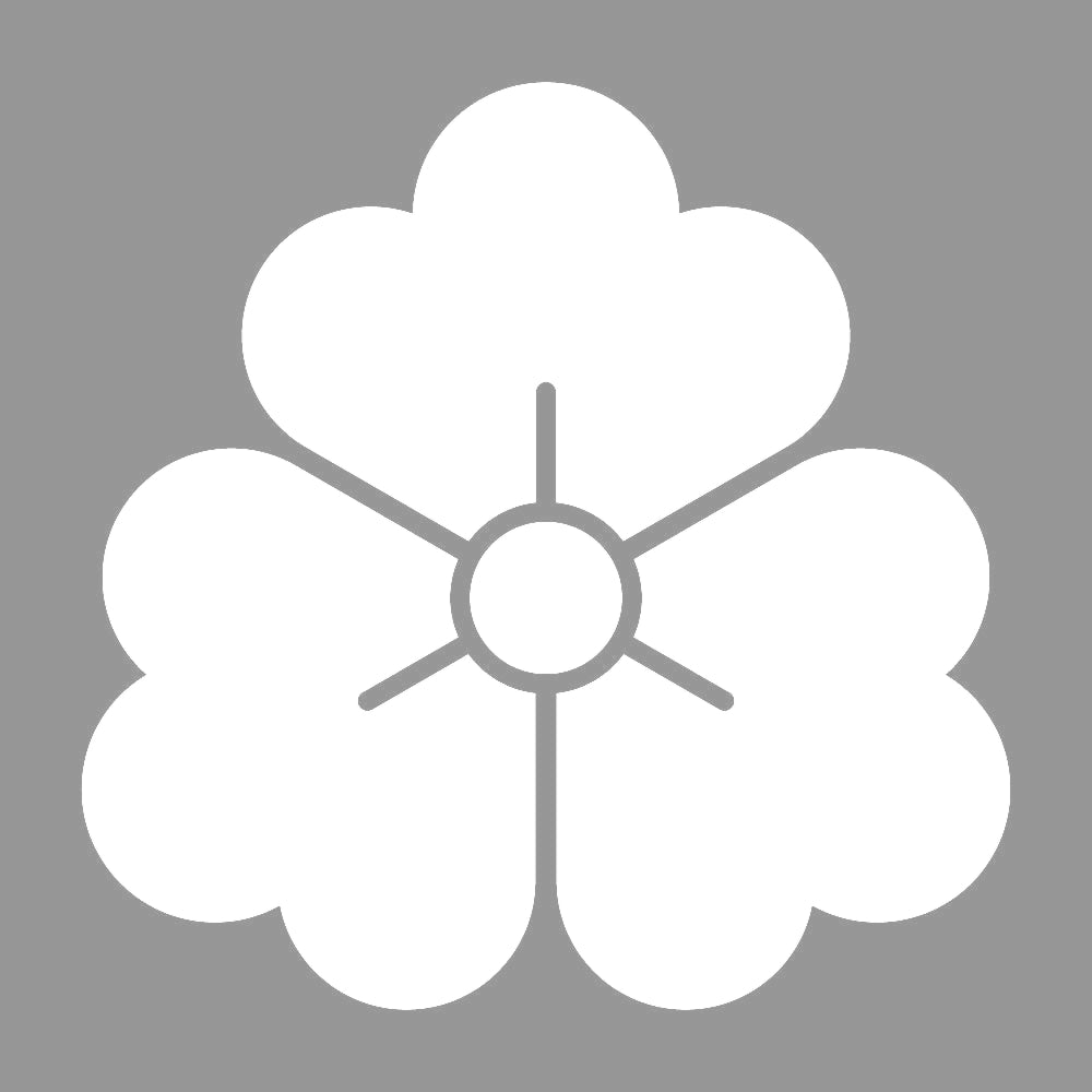 三つ形花菱紋 7