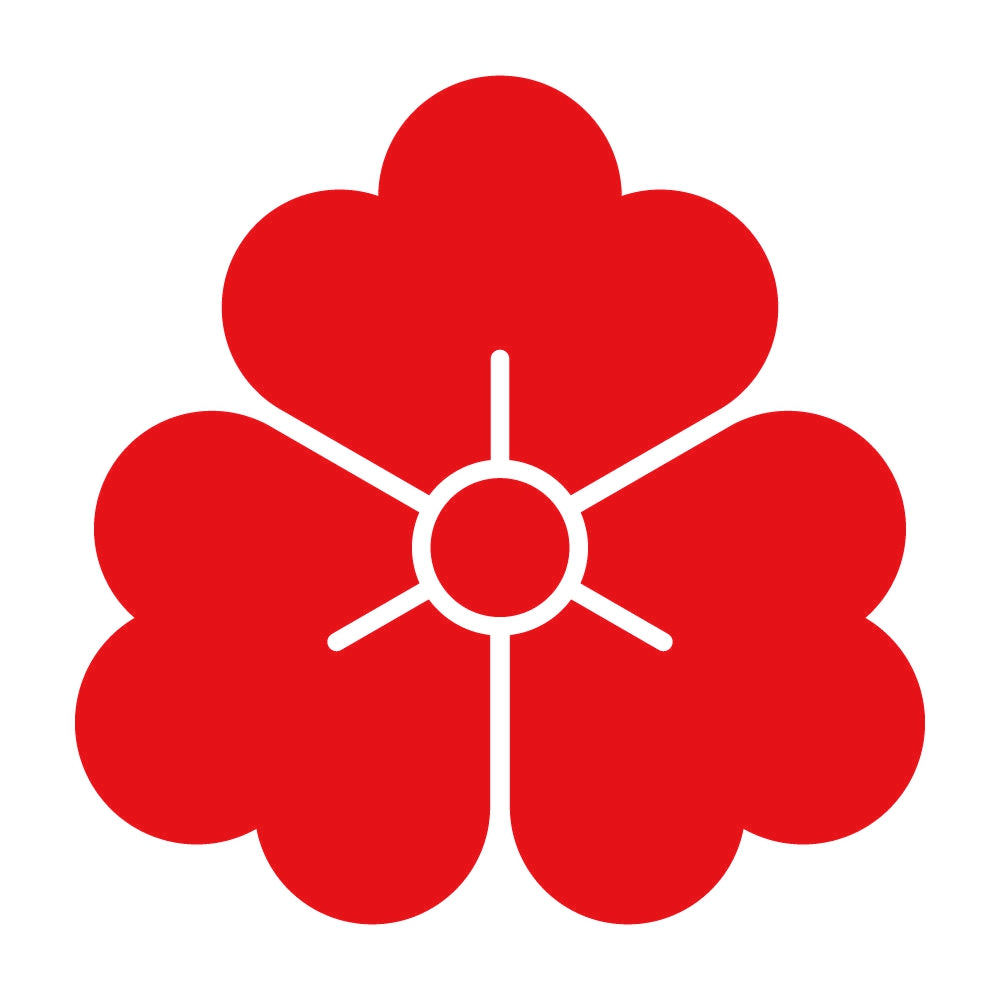 三つ形花菱紋 8