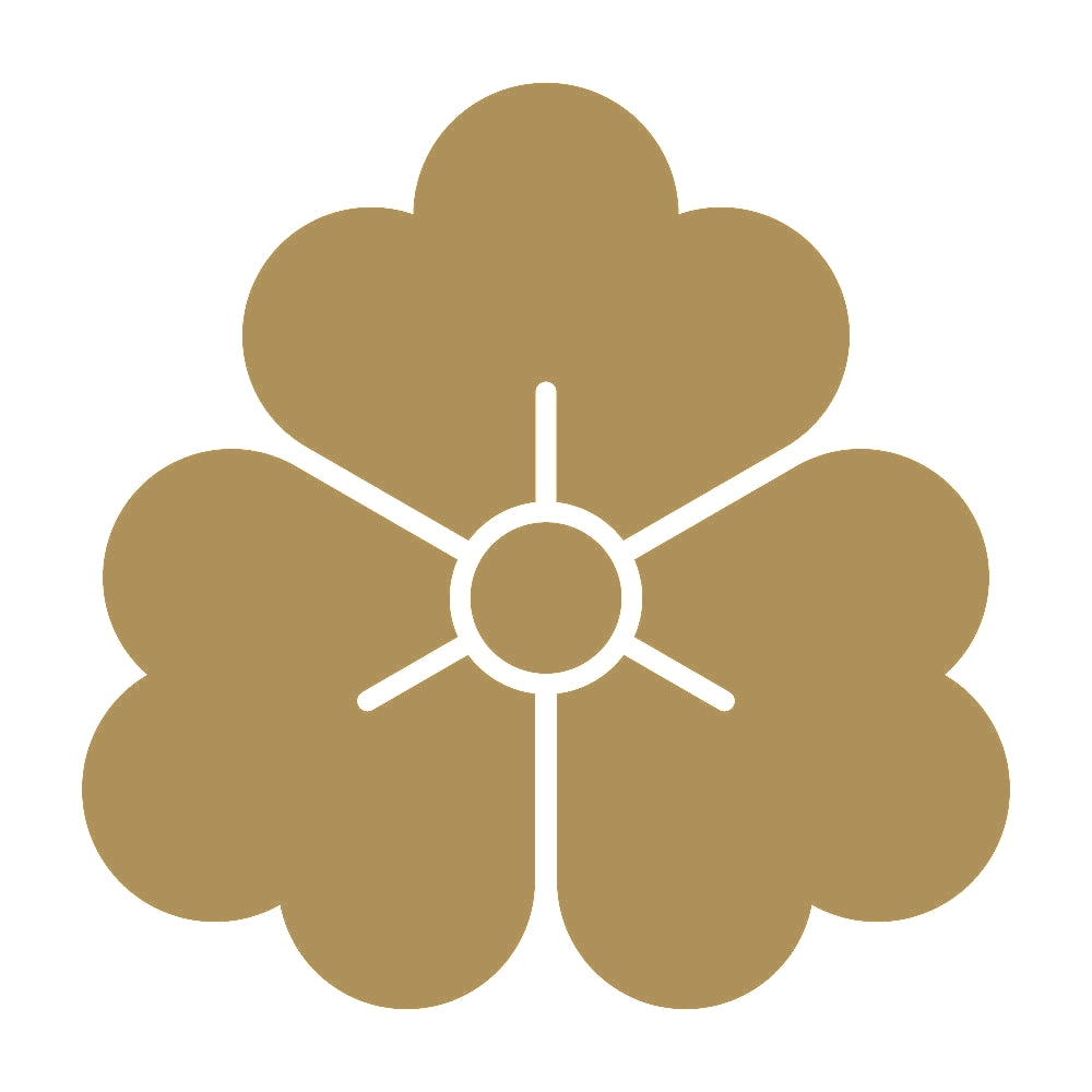 三つ形花菱紋 9