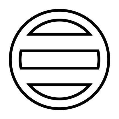 陰丸に二つ引き紋