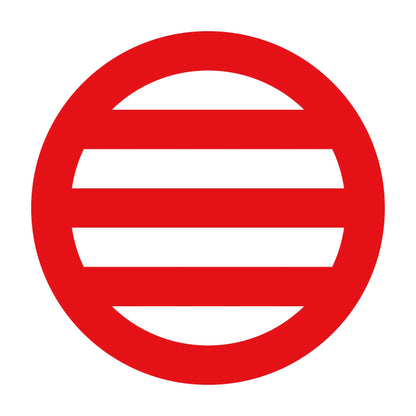 九つ割り三つ引き紋 8