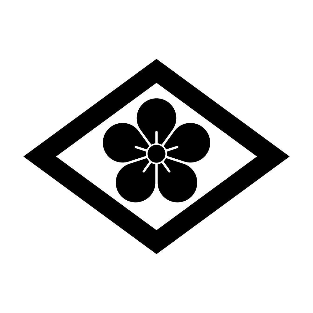 菱に梅花紋