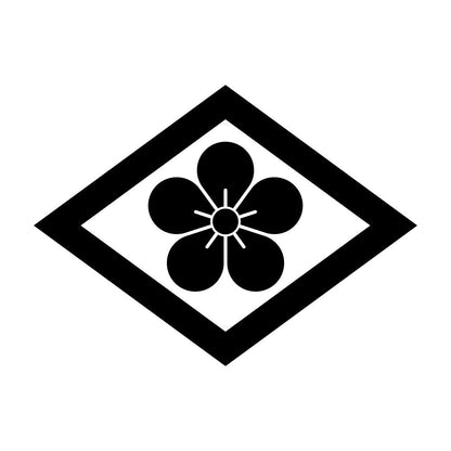 菱に梅花紋