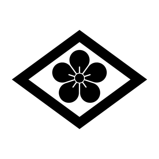 菱に梅花紋