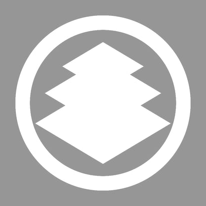 丸に三階菱紋 7