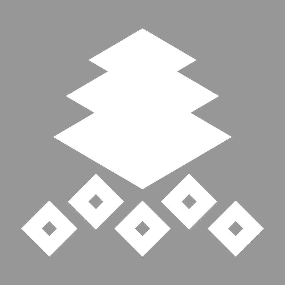 三階菱に五つ釘抜き紋 7