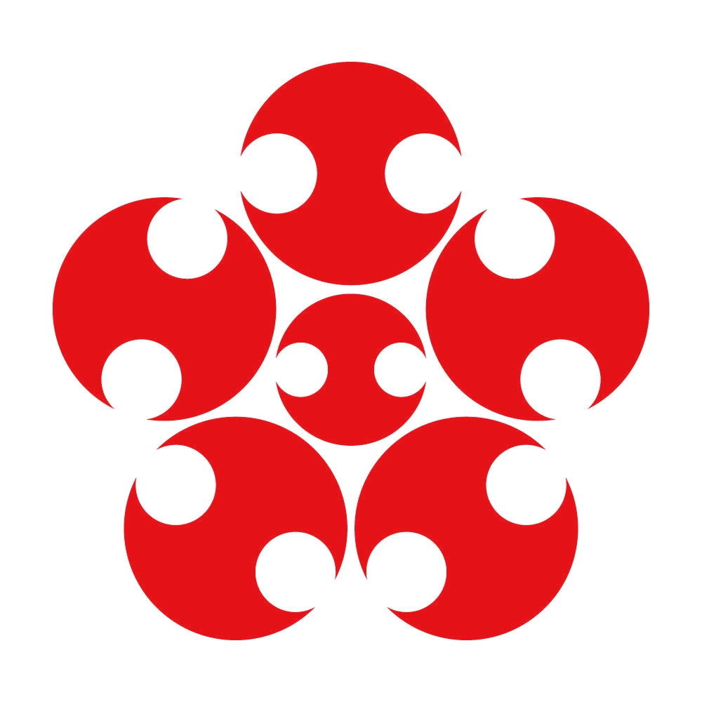 分銅梅鉢紋 8