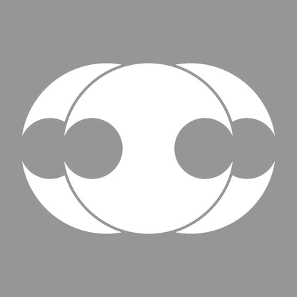 三つ重ね分銅紋 7