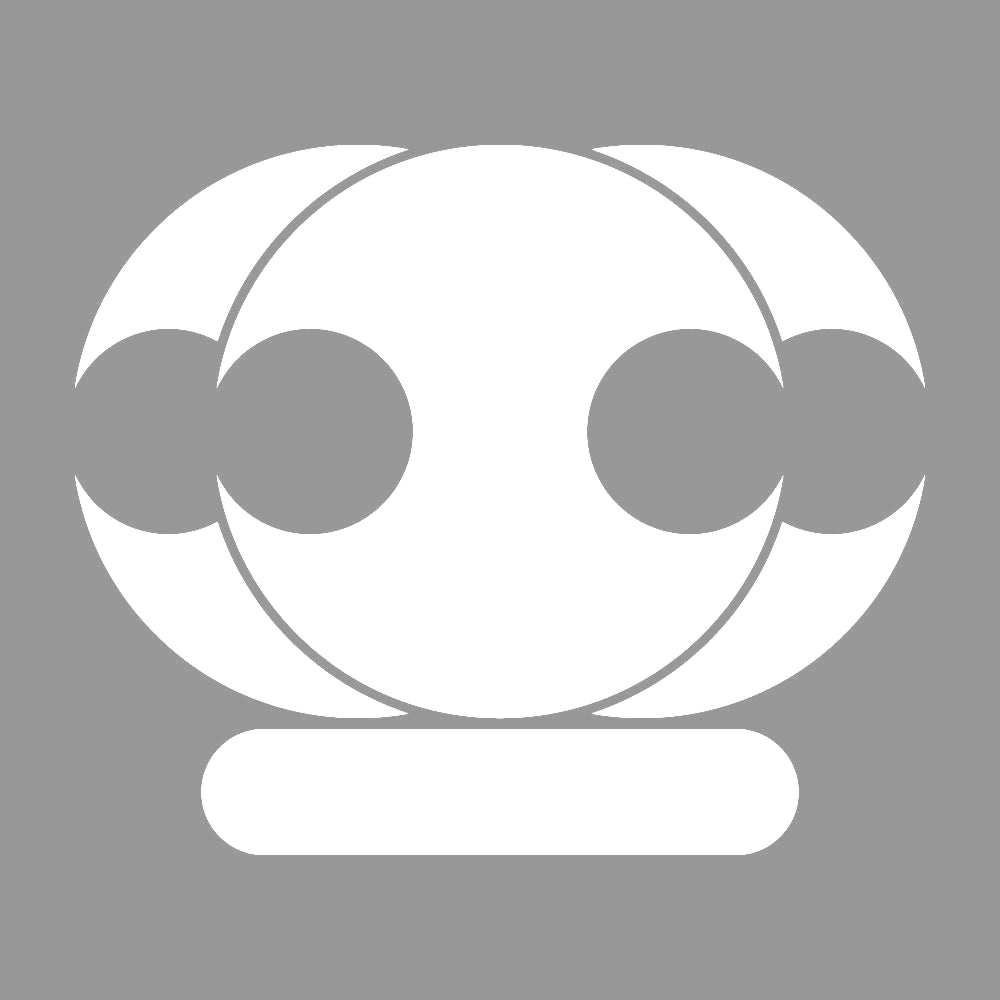 三つ重ね分銅に一紋 7